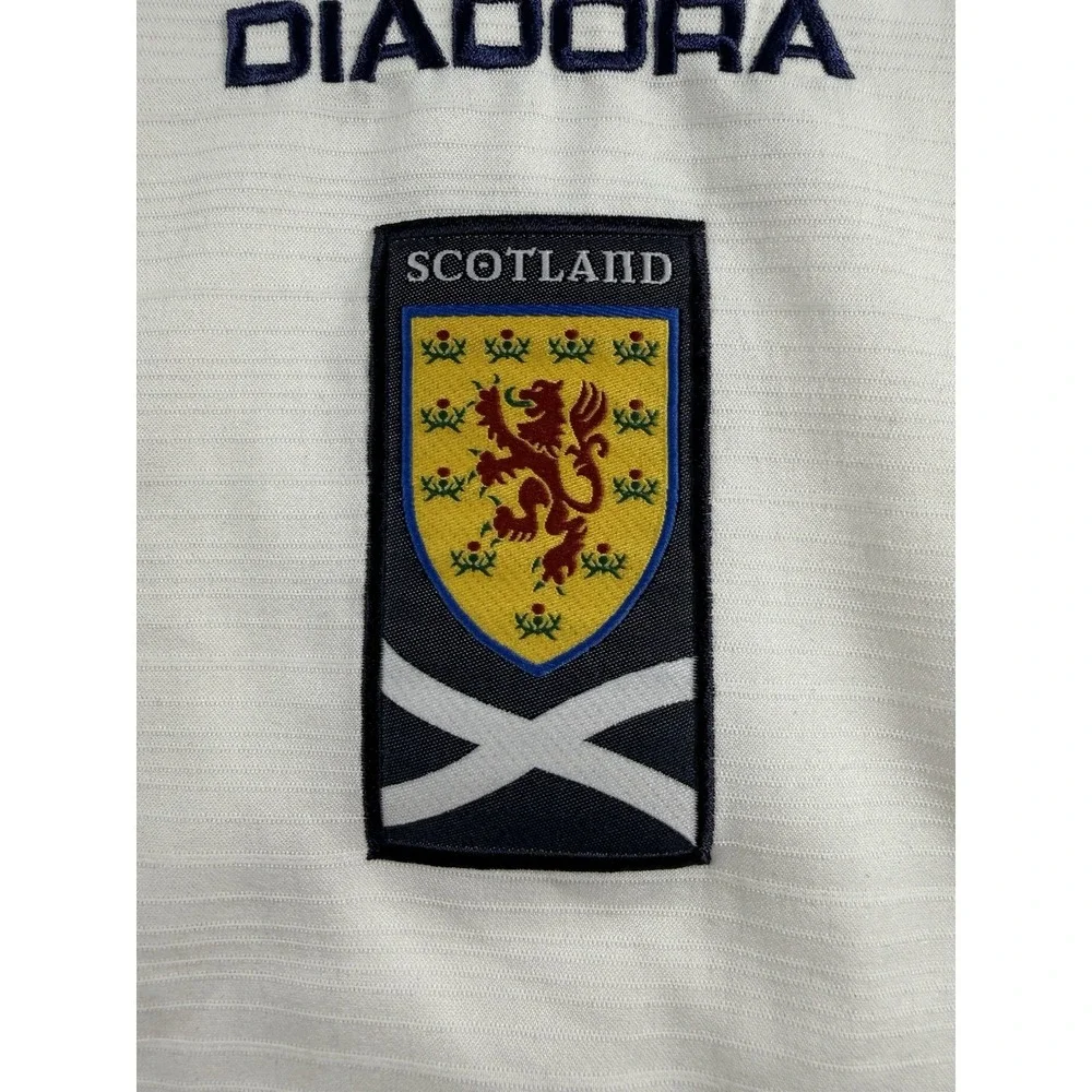 Scotland Away football shirt 2003 - 2005 White Diadora Woman Size 10 - Picture 5 of 15